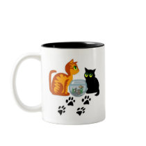 Cats At Play Coffee Mugs