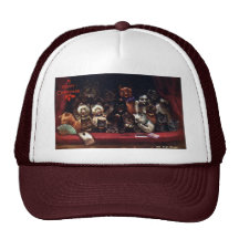 Cats at the Theatre for Christmas Mesh Hat
