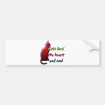 CATS BUMPER STICKER