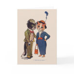 Cat's Engagement Greeting Card
