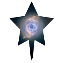 Cat's Eye Nebula Hubble Space Cake Topper
