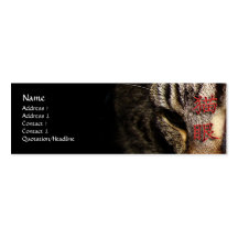 Cat's Eye Profile Card Template Business Card Templates