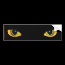 CAT'S EYES bumper stickers