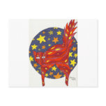 Cats-Firey Cat postcards