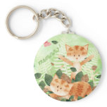 Cats foliage frolics keychains