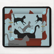 Cats: I love cats design Mousepad