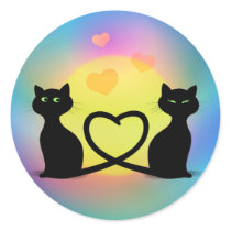 Cats In Love Stickers