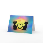 Cats in Love Valentine's Design cards