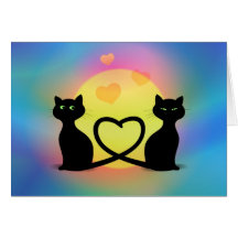 Cats in Love Valentine's Design Cards