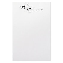 Cats know where it's at! stationery design
