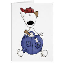 Cats 'n' Dogs · Dog in Overall Card