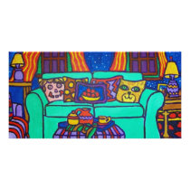 Cats on a Couch by Piliero