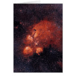 Cat's Paw Nebula NGC 6334 Bear Claw Gum 64 Greeting Cards
