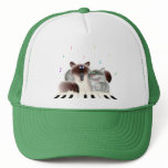 Cats Playing Piano hats