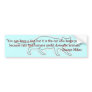 Cats & Quotes: Domesticated Human Bumper Sticker