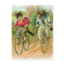 Cats Riding Bikes Post Card