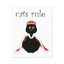Cats Rule Canvas Prints