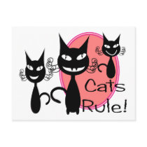 Cats Rule!!!!!!!!! Postcards