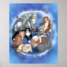 Cats Rule Poster