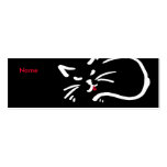 Cat's tongue business cards
