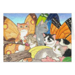 Catterfly Gathering Greeting Cards