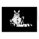 Cattitude A Cat with Attitude Greeting Card