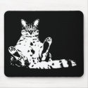 Cattitude A Cat with Attitude Mousepad