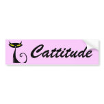 Cattitude bumper stickers