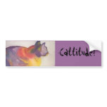 Cattitude Caly bumper stickers