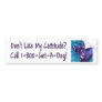 Cattitude Cat Bumper Sticker