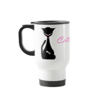 Cattitude Cat lovers Travel Mug
