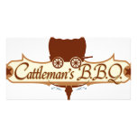 Cattleman's BBQ Logo photo cards