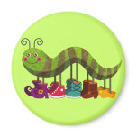 Catty Caterpillar magnets