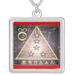 cauda dragonis geomantic necklaces