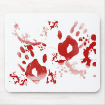Caught Red Handed Mousepad