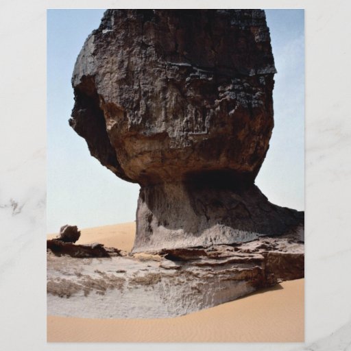 Cauliflower head erosion, Algeria rock formation Personalized Flyer