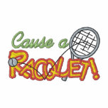 Cause A Racquet embroidered shirts