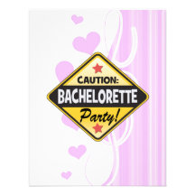 caution bachelorette party yellow warning sign fun personalized announcement