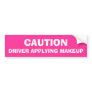 Caution Driver Applying Makeup