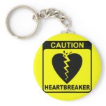 CAUTION!  HEARTBREAKER keychains