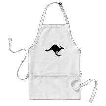Caution Kangaroo Apron