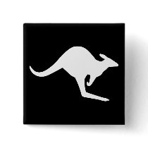 Caution Kangaroo Pins