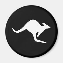 Caution Kangaroo Magnets