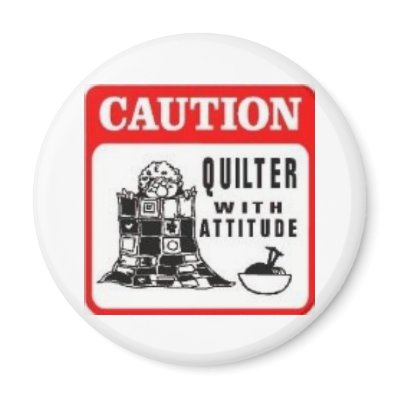Caution Refrigerator Magnets by Quilt_Moms_Bistro