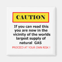 Caution Magnet