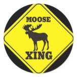 Caution- Moose Crossing stickers
