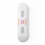 Caution!  Not a step! skateboards