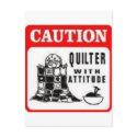 Caution postcards