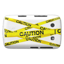 Caution Tape Blackberry Bold Case