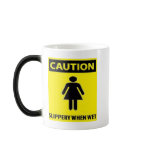 Caution Wet mug